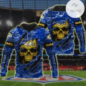 NFL Los Angeles Rams Skull Lover Pullover Hoodie