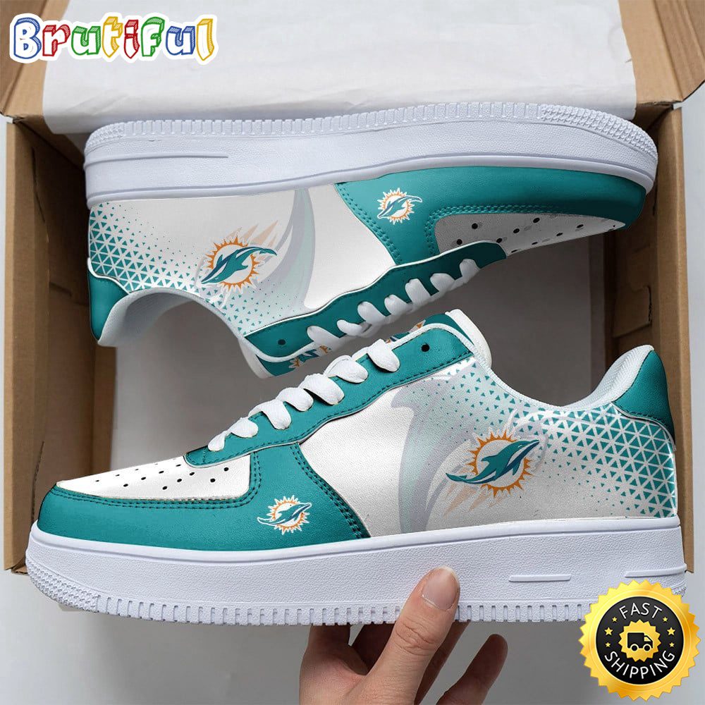 NFL Miami Dolphins Air Force 1 Shoes Classic Air Force Kicks NFL Miami Dolphins Air Force 1 Shoes Classic Air Force Kicks