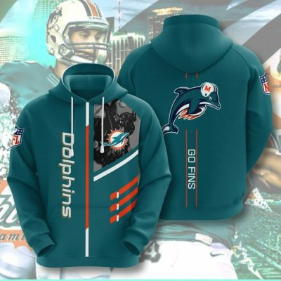 NFL Miami Dolphins Go Fins Pullover Hoodie