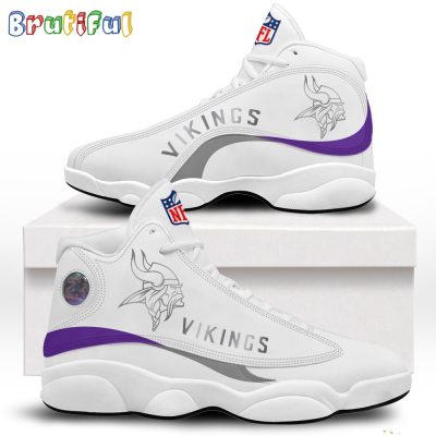NFL Minnesota Vikings Winter Warrior Air Jordan 13 Shoes