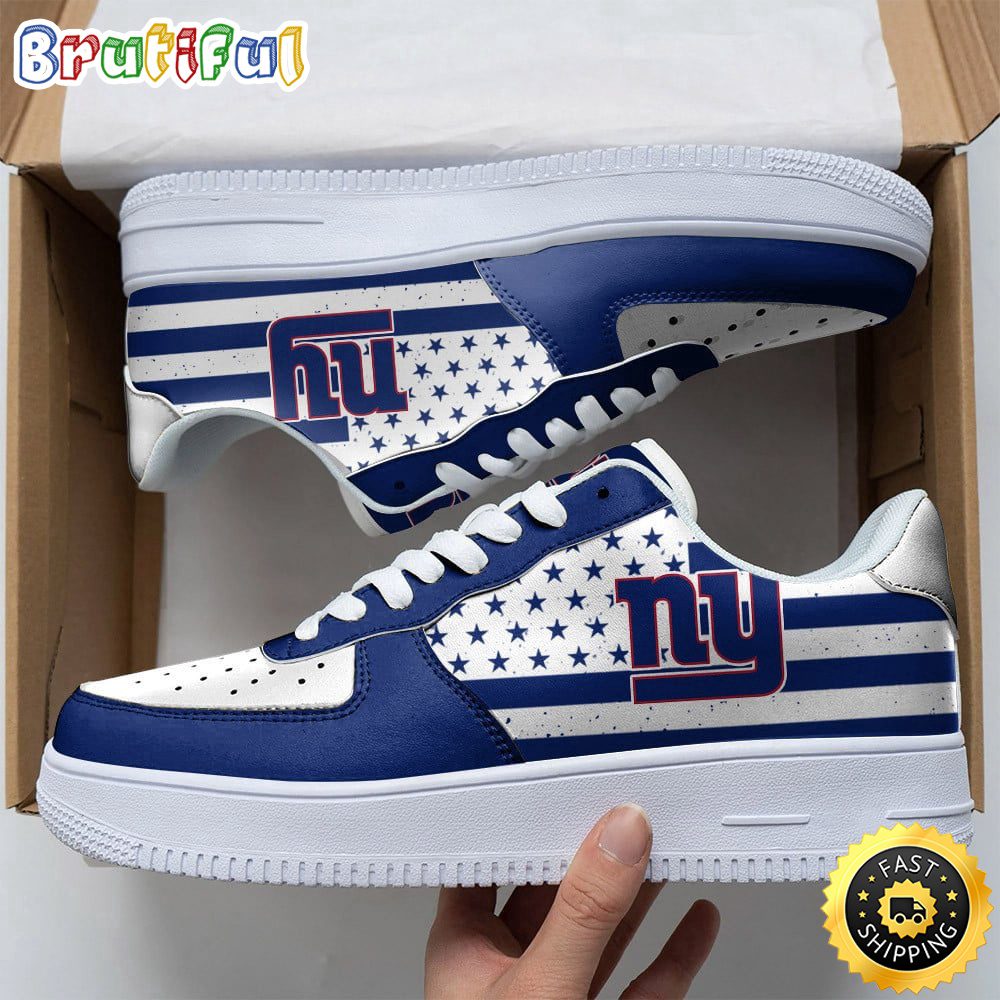 NFL New York Giants Air Force 1 Shoes Urban Streetwear Shoes NFL New York Giants Air Force 1 Shoes Urban Streetwear Shoes