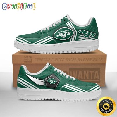 NFL New York Jets Air Force 1 Shoes Air Sneakers For Fans