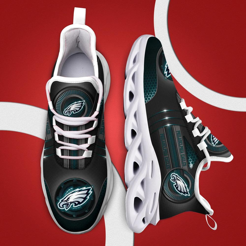 NFL Philadelphia Eagles Black Version Max Soul Shoes NFL Philadelphia Eagles Black Version Max Soul Shoes
