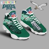 NFL Philadelphia Eagles  FLy Eagles FLy Air Jordan 13 Sneaker Shoes
