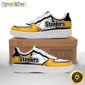 NFL Pittsburgh Steelers Air Force 1 Shoes Football Sports Sneaker Shoes