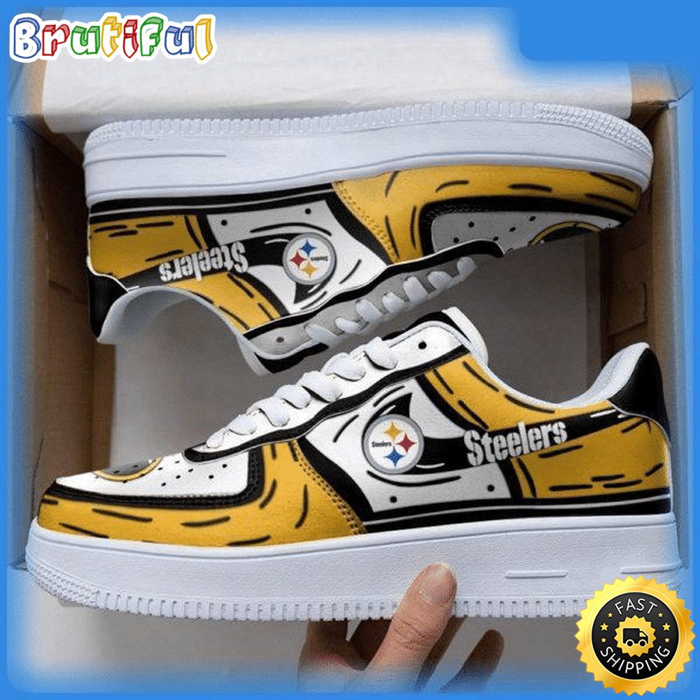 NFL Pittsburgh Steelers Air Force 1 Shoes Sneaker Trending For Fans NFL Pittsburgh Steelers Air Force 1 Shoes Sneaker Trending For Fans