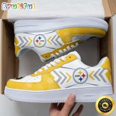 NFL Pittsburgh Steelers Air Force 1 Shoes Team Football Sports Shoes