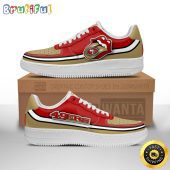 NFL San Francisco 49ers Air Force 1 Shoes Sexy Lips For Fans