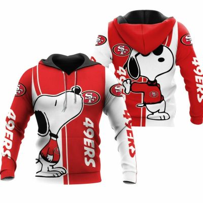 NFL San Francisco 49ers Snoopy Pullover Hoodie