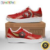 NFL Sanfrancisco 49ers Air Force 1 Shoes Air Sneakers For Fans
