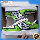 NFL Seattle Seahawks Air Force 1 Shoes Sneaker Trending For Fans