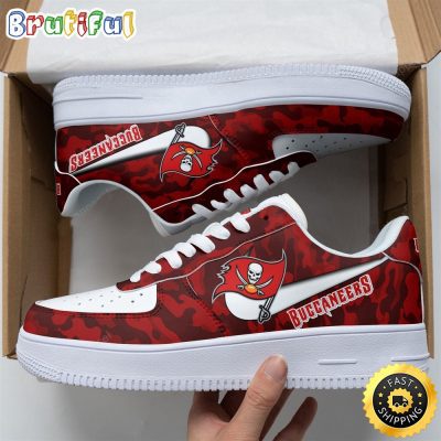 NFL Tampa Bay Buccaneers Air Force 1 Shoes Football Sports Shoes