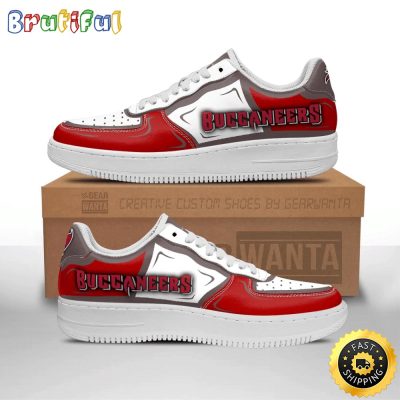 NFL Tampa Bay Buccaneers Air Force 1 Shoes Football Sports Sneaker Shoes