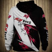 Nfl Tampa Bay Buccaneers Thunder Black White Pullover Hoodie Back.jpg - demo10