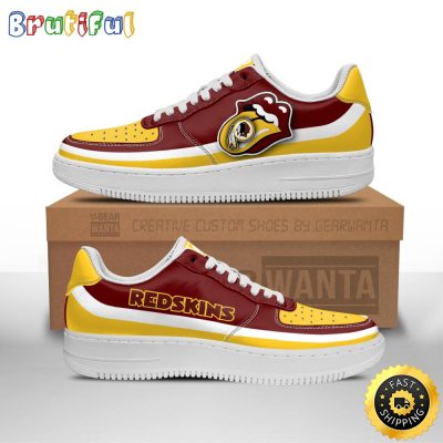 NFL Washington Commanders Air Force 1 Shoes Sexy Lips For Fans