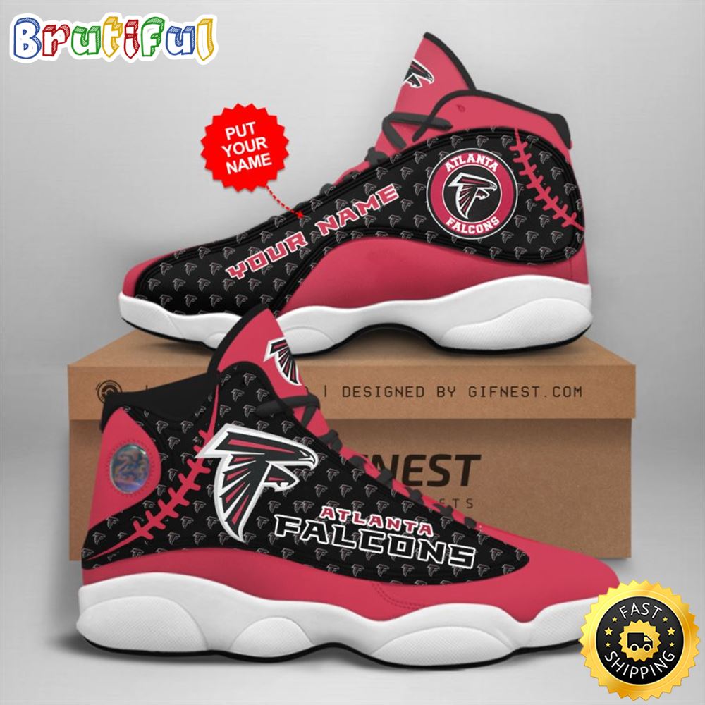 NFL Atlanta Falcons Custom Name Air Jordan 13 Shoes V4 NFL Atlanta Falcons Custom Name Air Jordan 13 Shoes V4