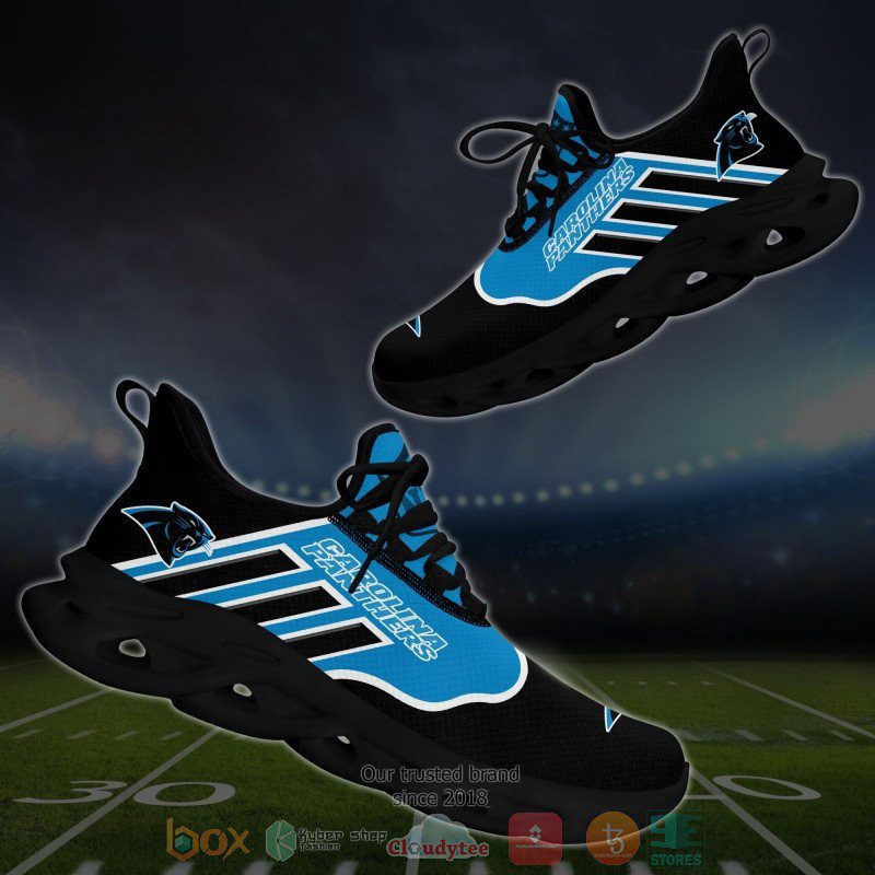 NFL Carolina Panthers Blue Black Max Soul Shoes