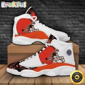 NFL Cleveland Browns Air Jordan 13 Shoes V2