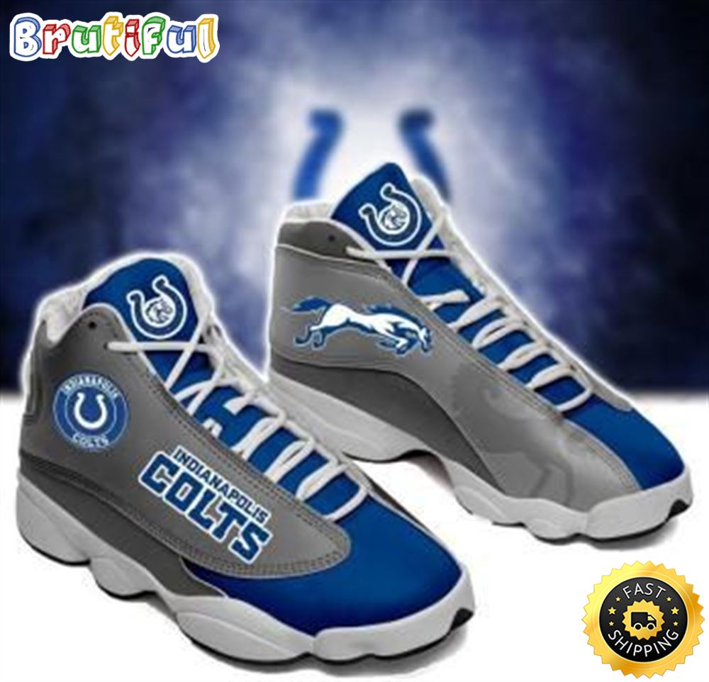 NFL Indianapolis Colts Air Jordan 13 Shoes V2 NFL Indianapolis Colts Air Jordan 13 Shoes V2