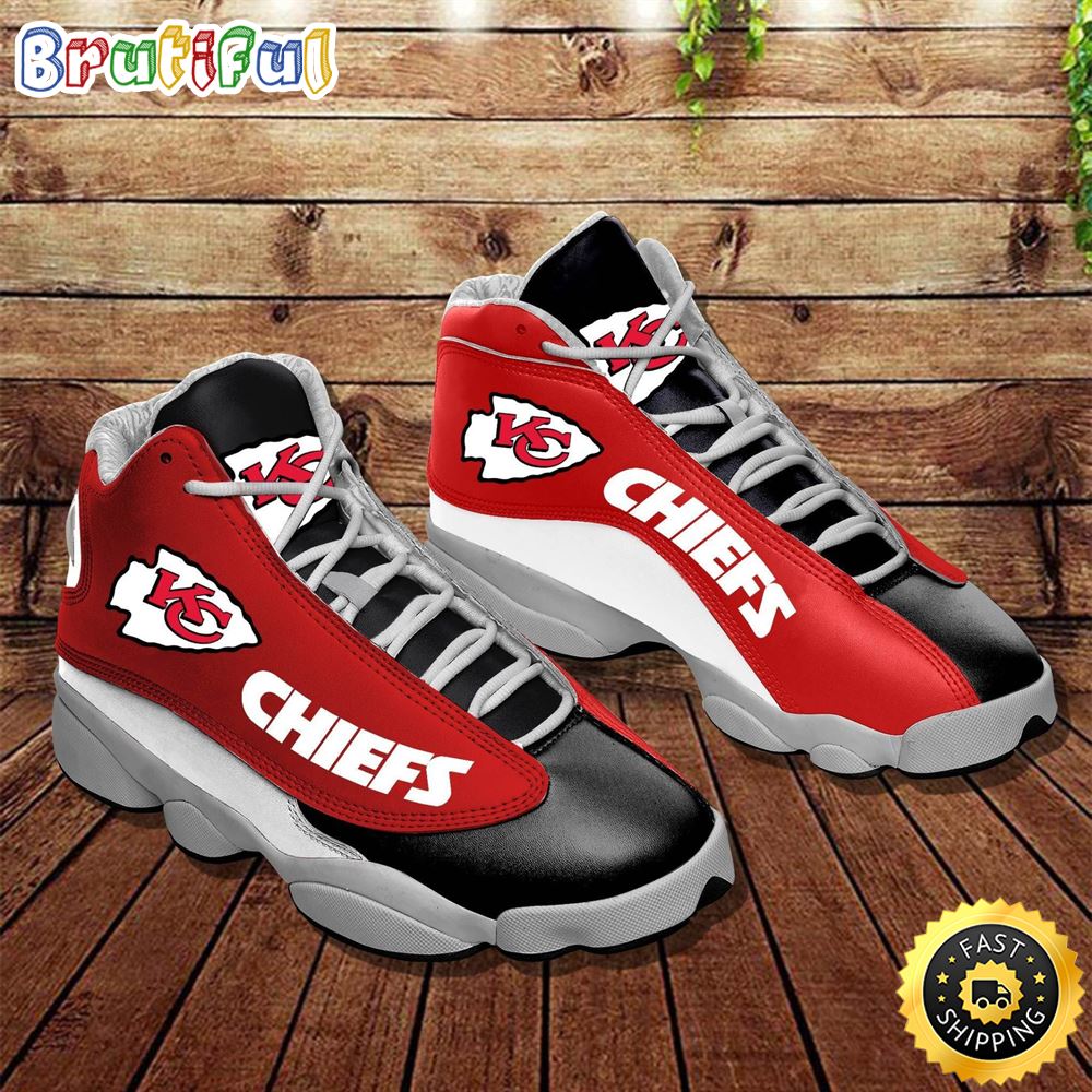 NFL Kansas City Chiefs Air Jordan 13 Shoes V2