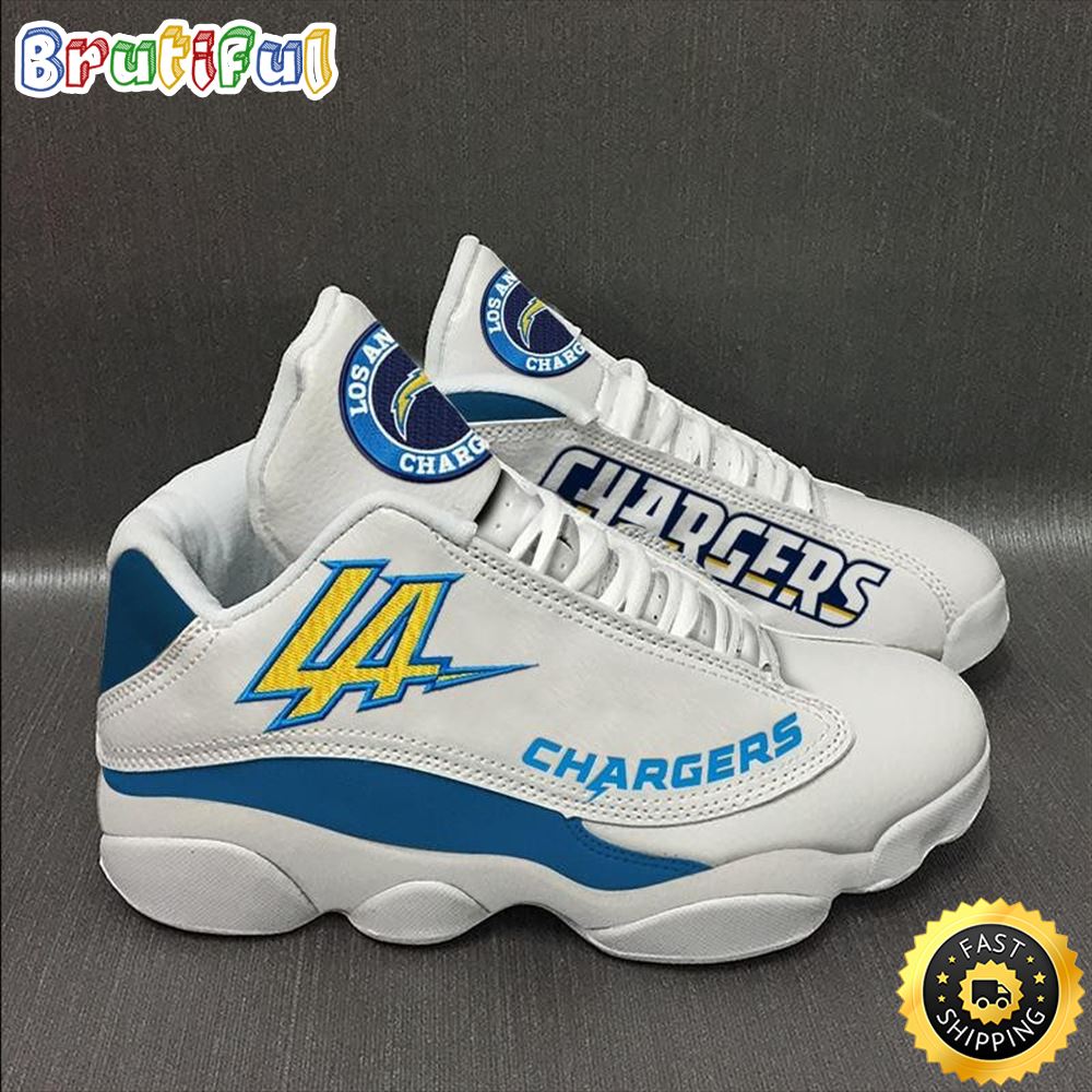 NFL Los Angeles Chargers Air Jordan 13 Shoes V2