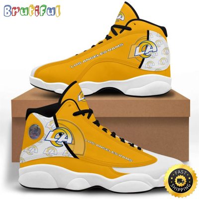 NFL Los Angeles Rams Blue Logo Version Air Jordan 13 Shoes