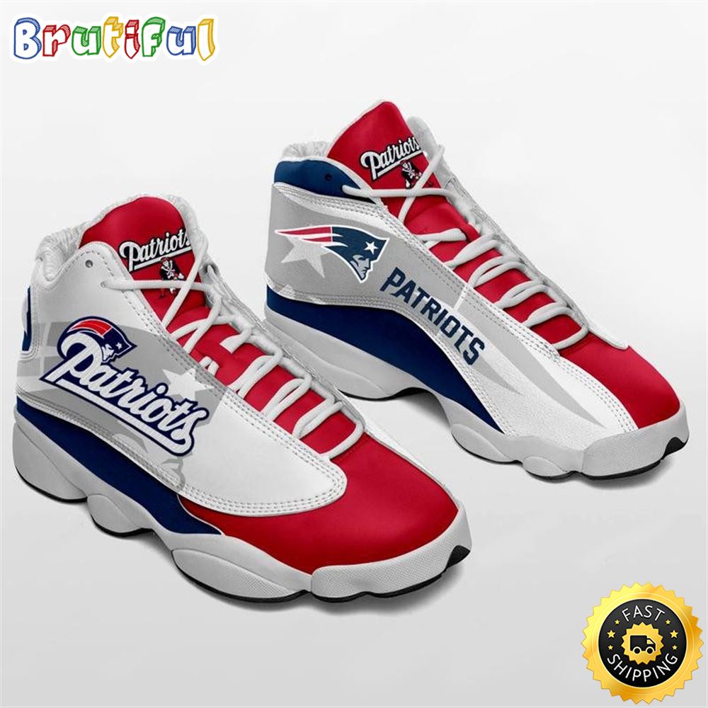NFL New England Patriots Air Jordan 13 Shoes V2 NFL New England Patriots Air Jordan 13 Shoes V2