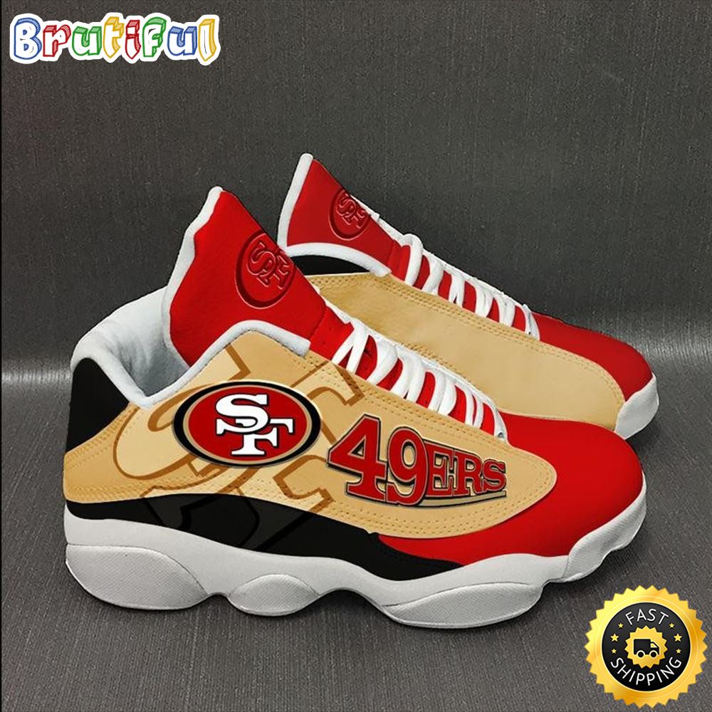 NFL San Francisco 49ers Air Jordan 13 Shoes V4