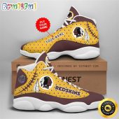 NFL Washington Redskins Custom Name Air Jordan 13 Shoes V4