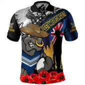 North Queensland Cowboys Polo Shirt United In Spirit Anzac Day Tribute