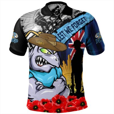 New South Wales Blues Polo Shirt United In Spirit Anzac Day Tribute