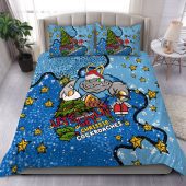 New South Wales Cockroaches Christmas Custom Bedding Set - Let's Get Lit Chrisse Pressie Bedding Set