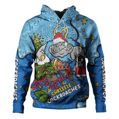 New South Wales Cockroaches Christmas Custom Hoodie - Let's Get Lit Chrisse Pressie Hoodie