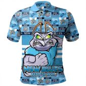 New South Wales Blues Polo Shirt Champion?s Pride Comic Style