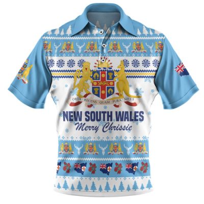 New South Wales Christmas Polo Shirt - Merry Chrissie Polo Shirt