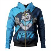 New South Wales Blues Hoodie Origin Battleground Blues Unleashed