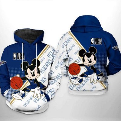 NBA New Orleans Pelicans Mickey Pullover Hoodie