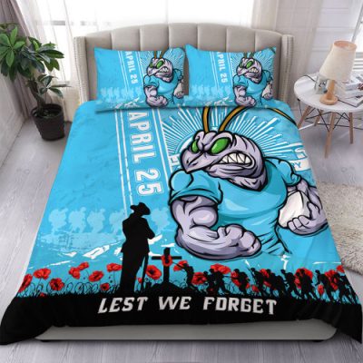 New South Wales Blues Bedding Set Anzac Day Lest We Forget Strong Fighting Spirit