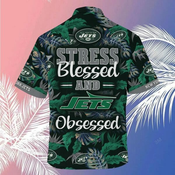 NFL New York Jets Green Hawaiian Shirt NFL New York Jets Green Hawaiian Shirt