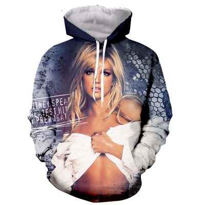 Britney Spears Style Pullover Hoodie