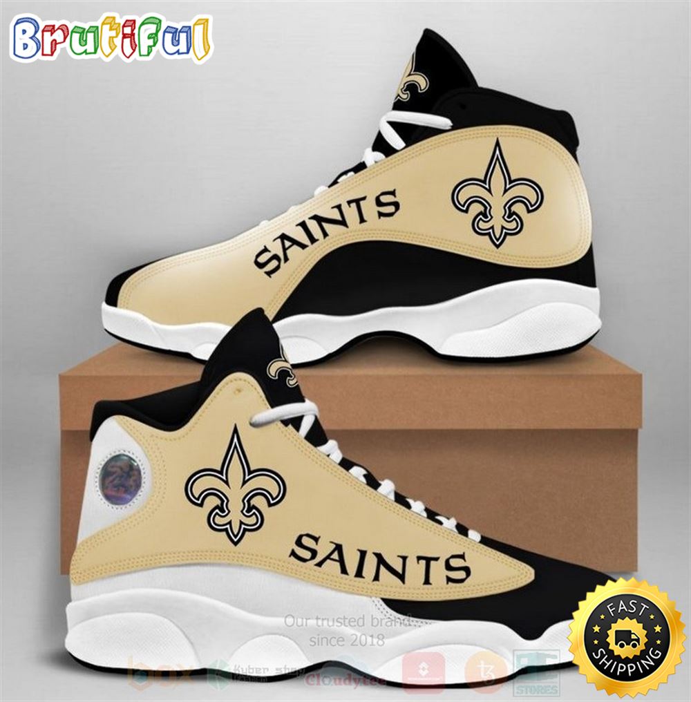 New Orleans Saints Nfl Air Jordan 13 Shoes 4 New Orleans Saints Nfl Air Jordan 13 Shoes 4