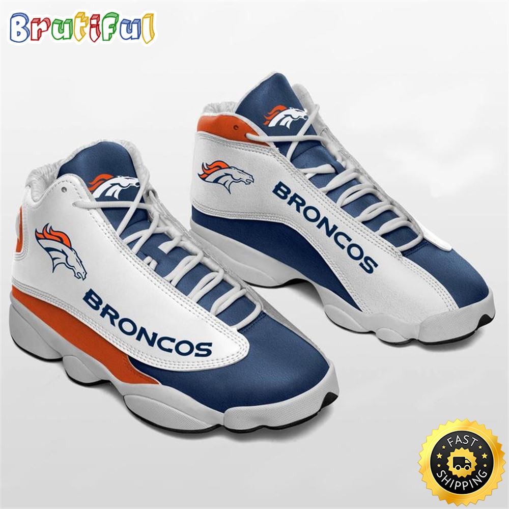 Nfl Denver Broncos Football Team Air Jordan 13 Sneaker Shoes Nfl Denver Broncos Football Team Air Jordan 13 Sneaker Shoes