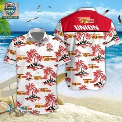 1. FC Union Berlin Coconut Tree Hawaiian Shirt