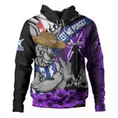 Melbourne Hoodie ANZAC Day Honor Purple Valor And Spirit