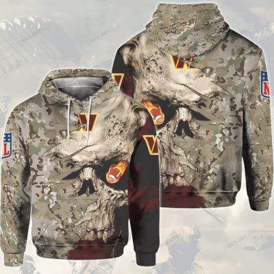 NFL Washington Commanders Camouflage Edition Pullover Hoodie