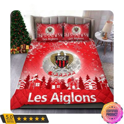 OGC Nice Logo Xmas Bedding Set