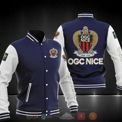 OGC Nice Dark Blue White Baseball Jacket