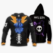 ONE PIECE Brook Soul King Black Pullover Hoodie