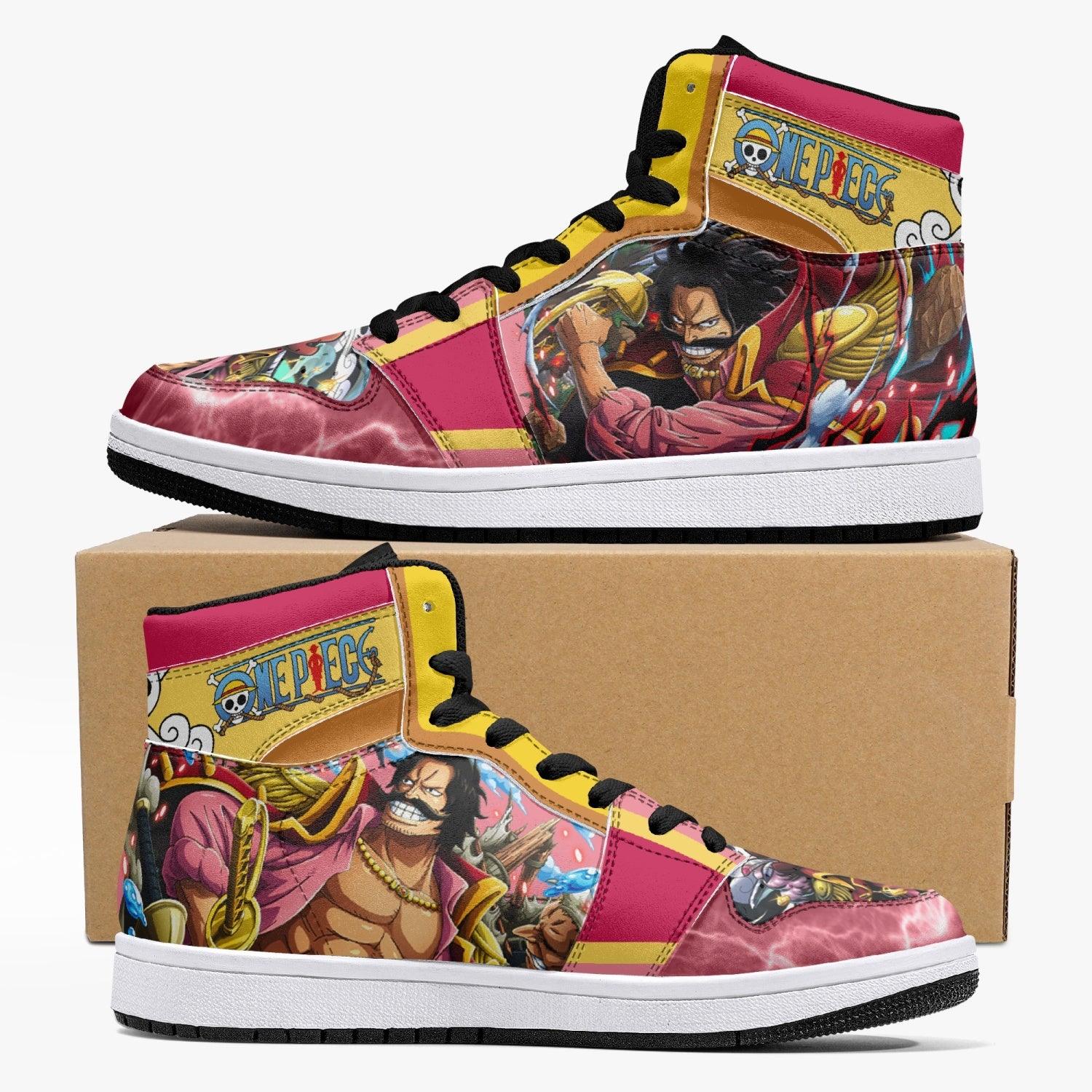 ONE PIECE Gol D Roger Air Jordan 1 High Sneakers V1 ONE PIECE Gol D Roger Air Jordan 1 High Sneakers V1
