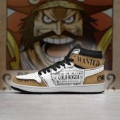 One Piece Gol D Roger Wanted Air Jordan 1 High Sneakers Mockup 2.jpg - demo10